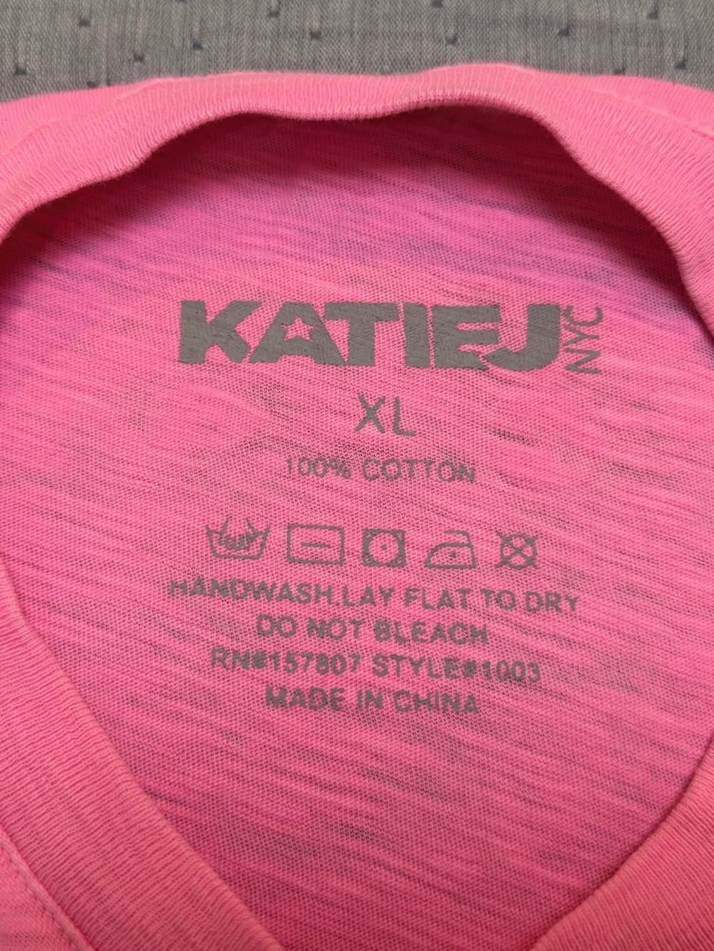 Katie J NYC Pink T-Shirt Girls XL